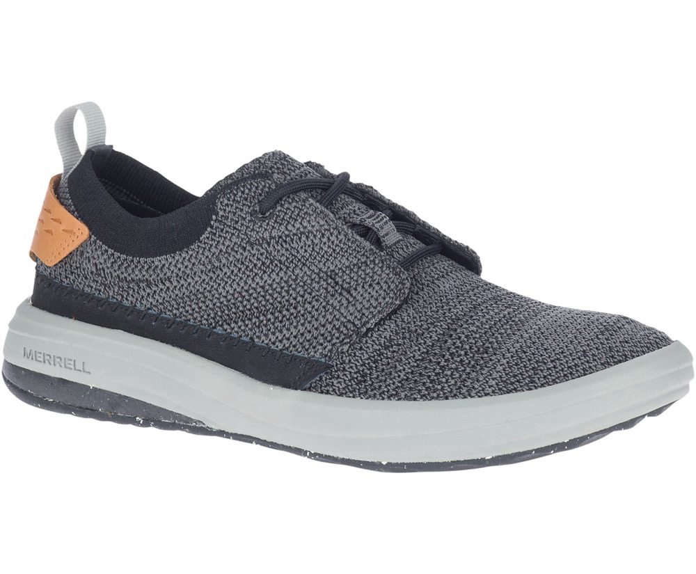 Merrell Sneakers Black - Gridway - Mens 57SUXFMIP